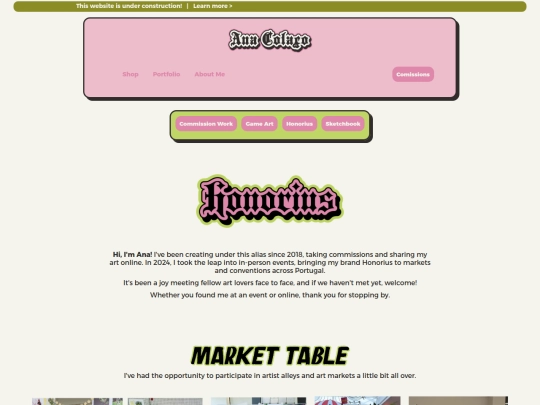 portfolio/honorius screenshot