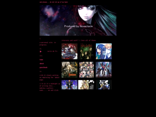 interests screenshot