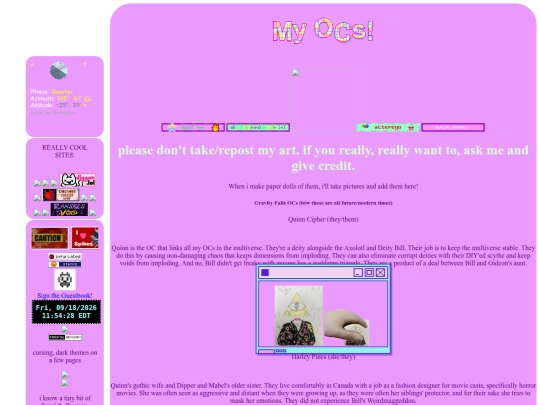 pages/ocs screenshot