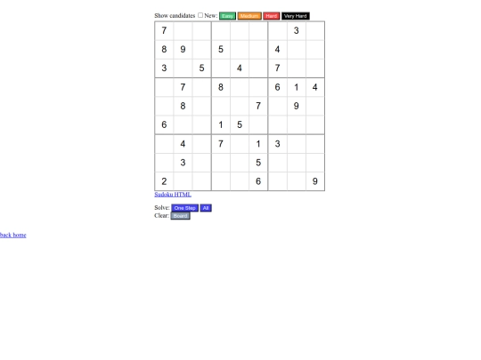 pages/sudoku screenshot