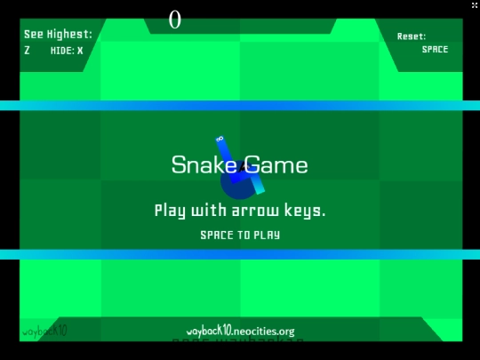 Snake Game screenshot