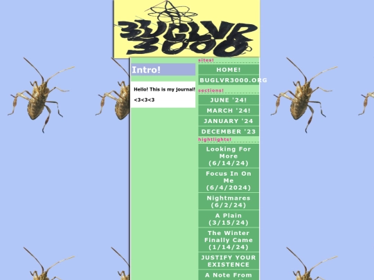bugblog screenshot