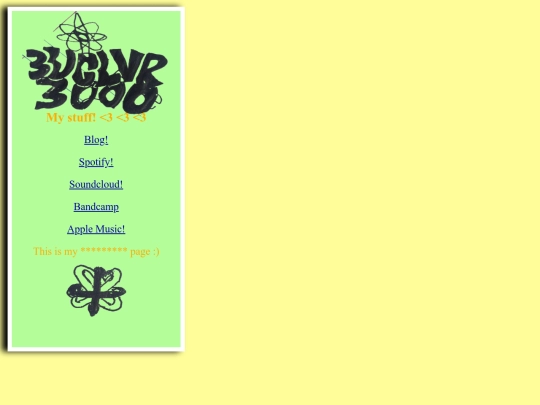 old stuff/oldsite screenshot
