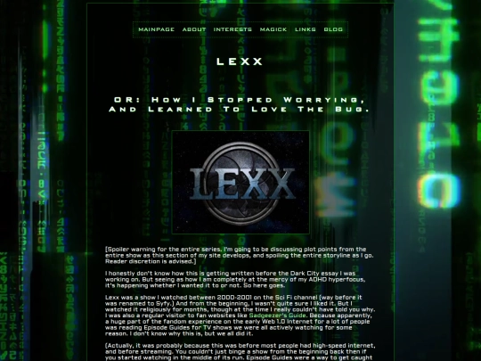 lexx screenshot