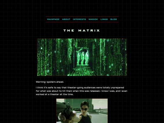 matrix screenshot