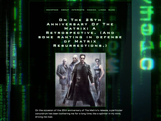 matrix25 screenshot