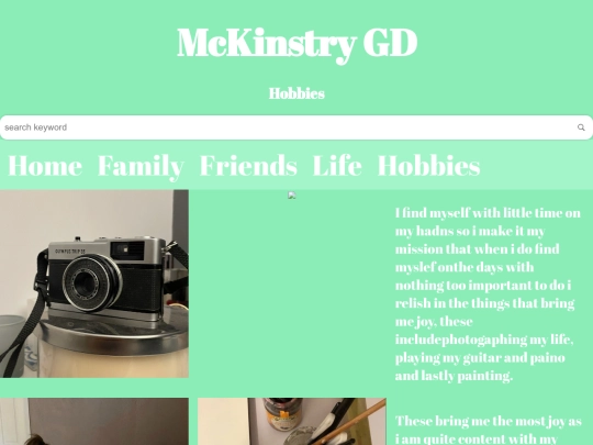 hobbies screenshot