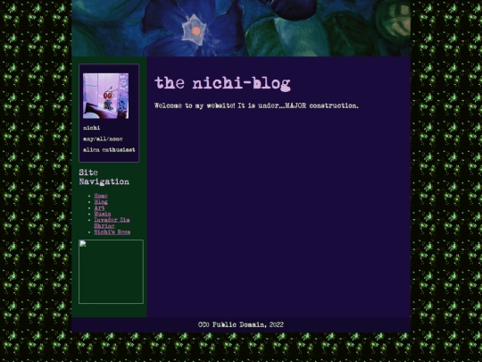 blog screenshot