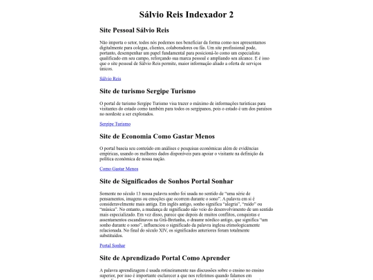 index screenshot