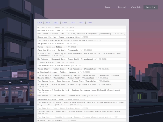 booklog_2021 screenshot