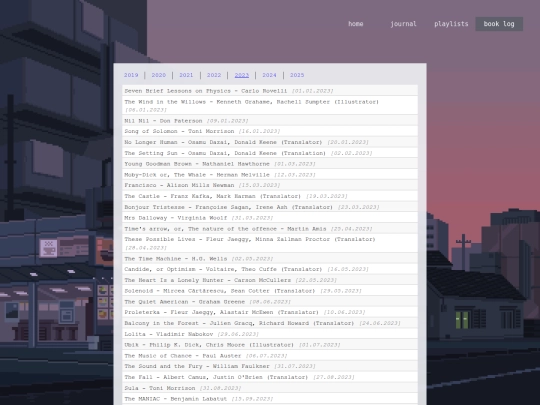 booklog_2023 screenshot
