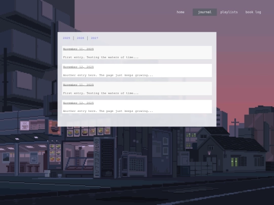 journal screenshot