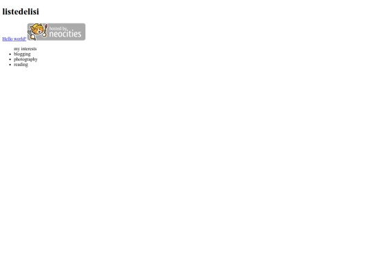 index screenshot
