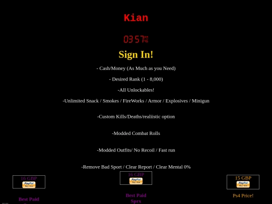 index screenshot