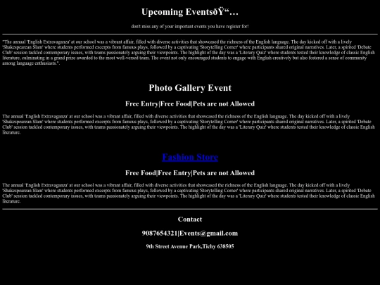 Event/event screenshot