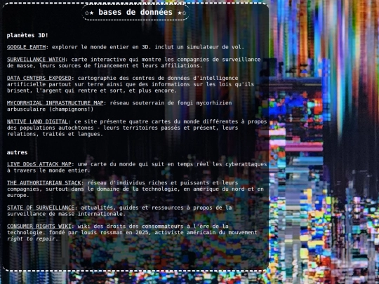 biblio/donnees screenshot