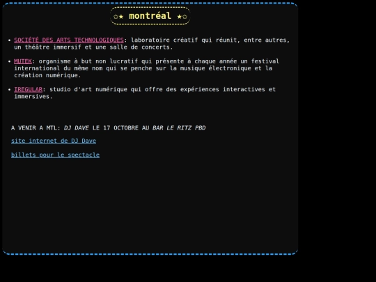 biblio/montreal screenshot