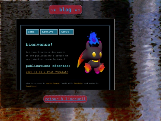 blog screenshot