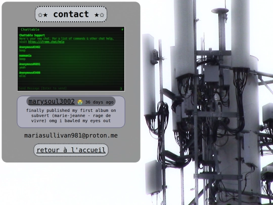 contact screenshot