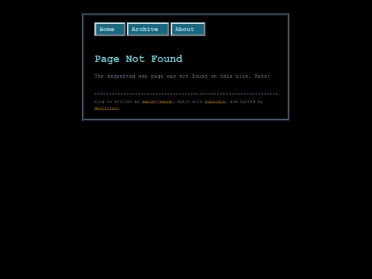 zonelets/not_found screenshot