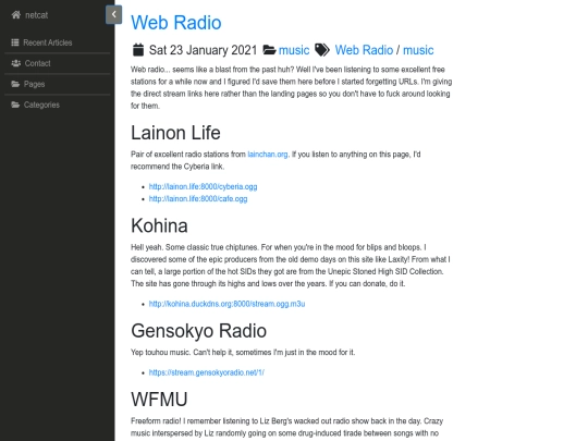 web-radio screenshot