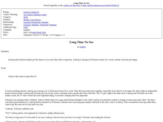 fics/Long_Time_No_See screenshot