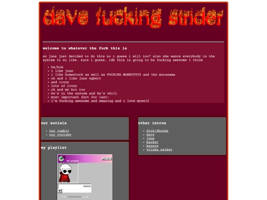 intros/dave screenshot