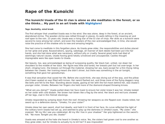 Stories/RapeKunoichi screenshot