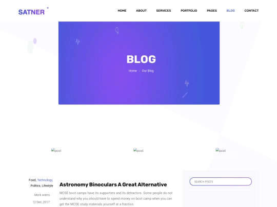 blog screenshot