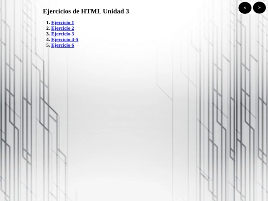 ejercicios/unidad3 screenshot