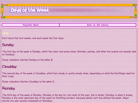 ponyville/cheerilee/week screenshot