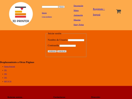 final/login screenshot