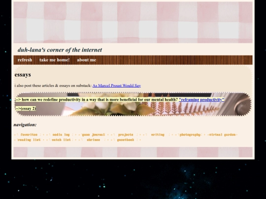 essays screenshot