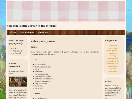 gamejournal screenshot