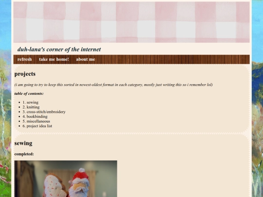 projects screenshot