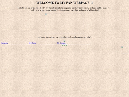 my cool webpage screenshot