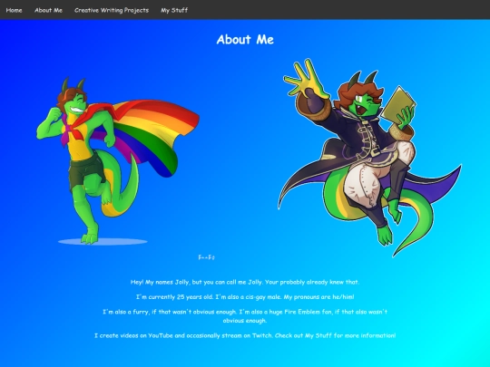 aboutme screenshot