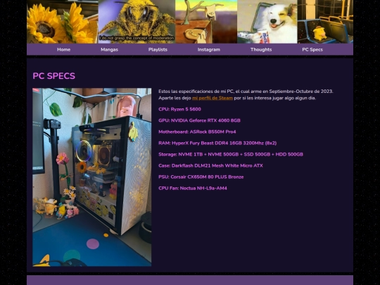 specs screenshot