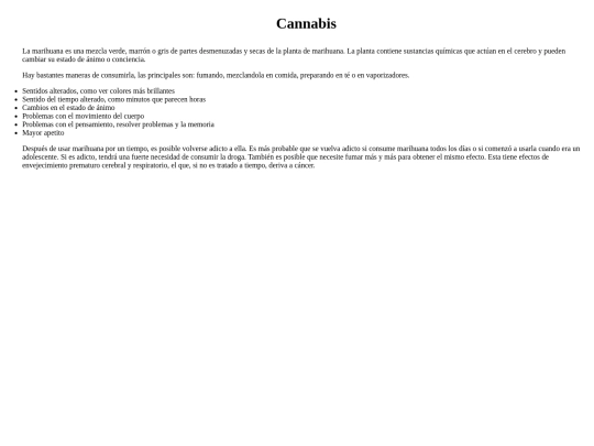 Cannabis screenshot