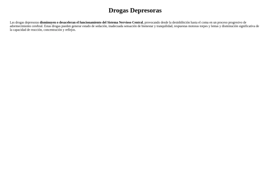 DrogasDepresoras screenshot