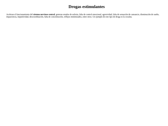 DrogasEstimulantes screenshot