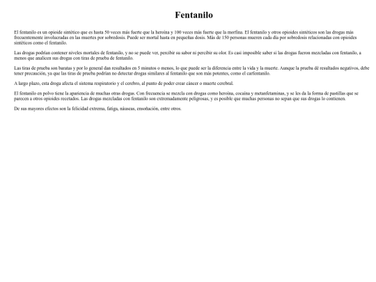 Fentanilo screenshot