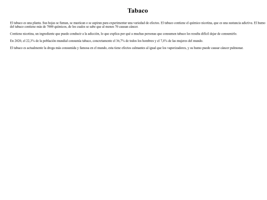 Tabaco screenshot