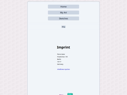 pages/imprint screenshot