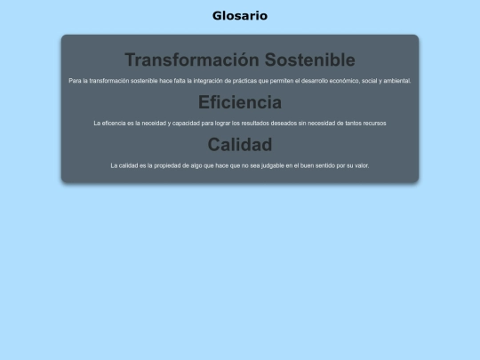 cuadernodeclase/glosario screenshot