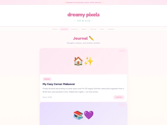 blog screenshot