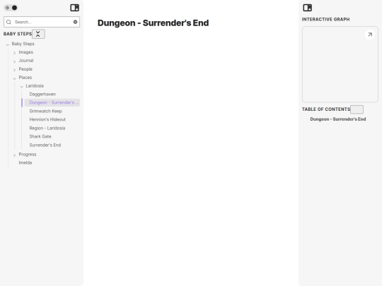 Ironsworn 1/baby-steps/places/laridosia/dungeon-surrender's-end screenshot
