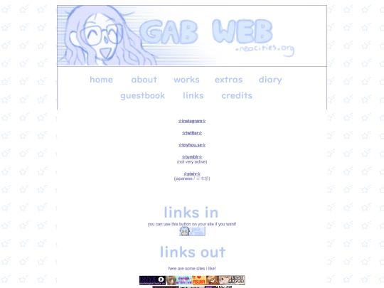 links screenshot