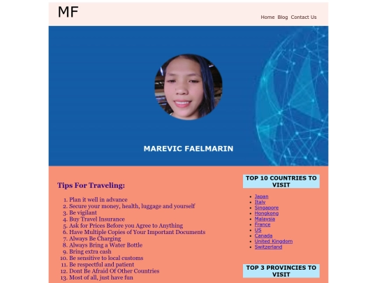 blog screenshot