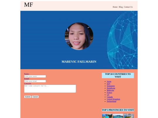 contact us screenshot